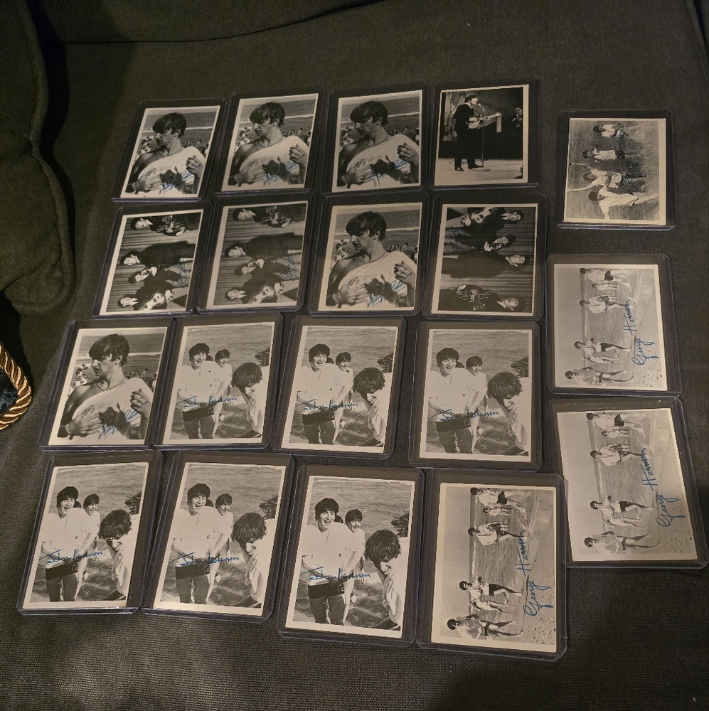 1964 BEATLES 3RD SERIES B&W Lot of 19 cards